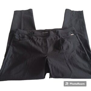 Black Zac & Rachel Lightweight Dress Stretch Pants Womens L/XL Business Casual